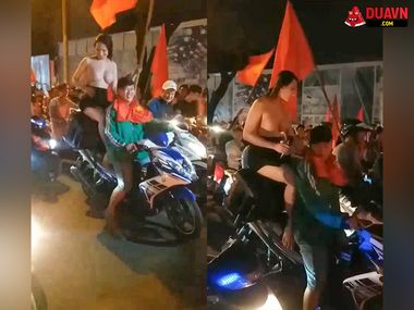 Cởi đồ ăn mừng chiến thắng Việt Nam – Thái Lan
